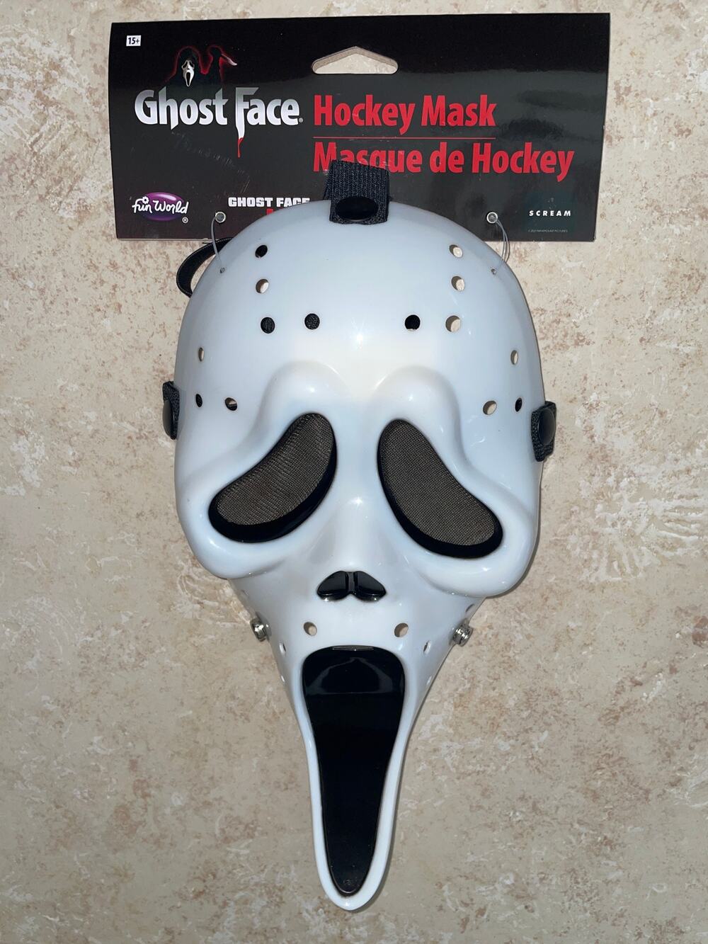 SCREAM GHOST FACE WHITE HOCKEY MASK COSTUME FW93602 NEW